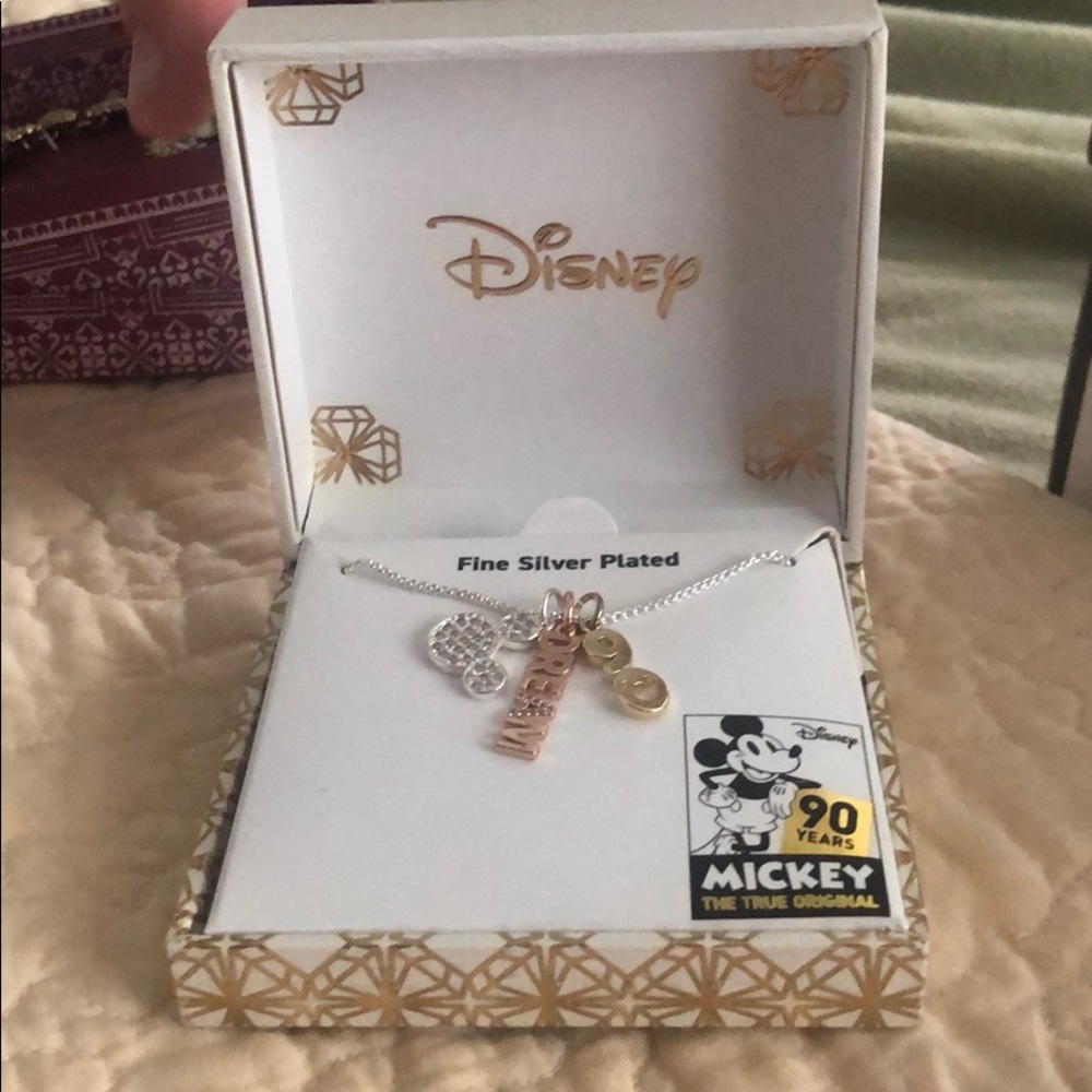 Disney 90th anniversary necklace